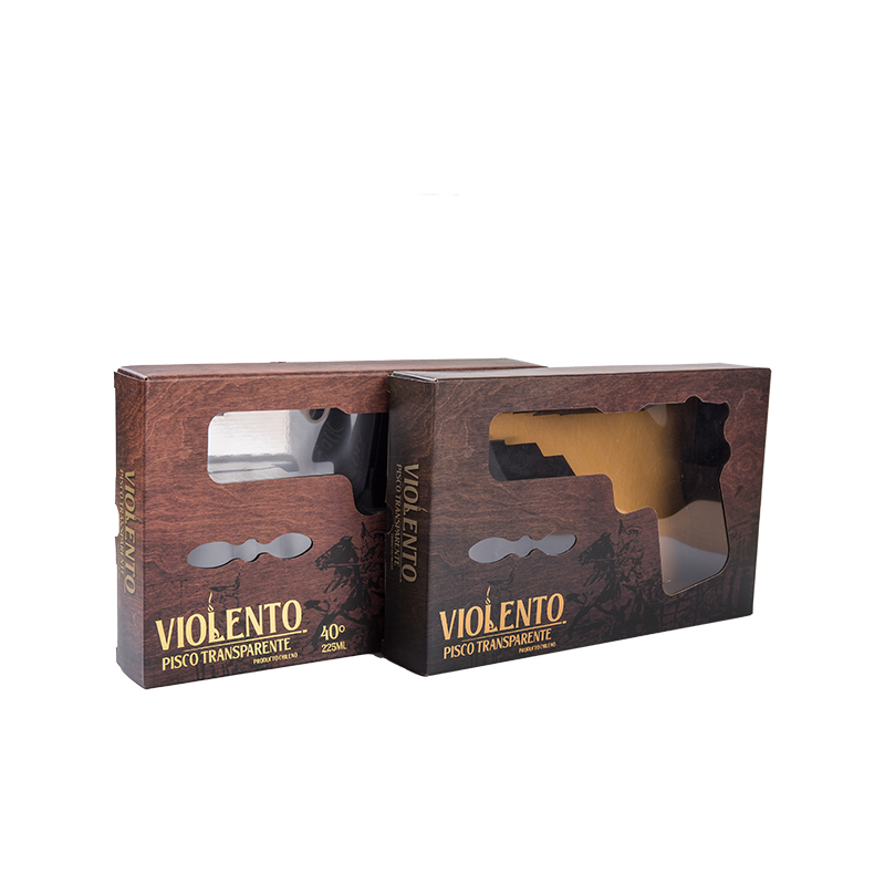 Fixable Shaped Wine Bottle Packaging Carton