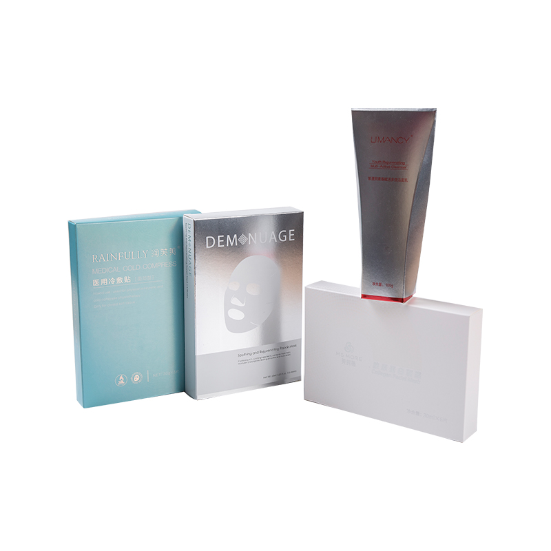 Silver Cardboard Nano UV Printing Mask Paper Carton