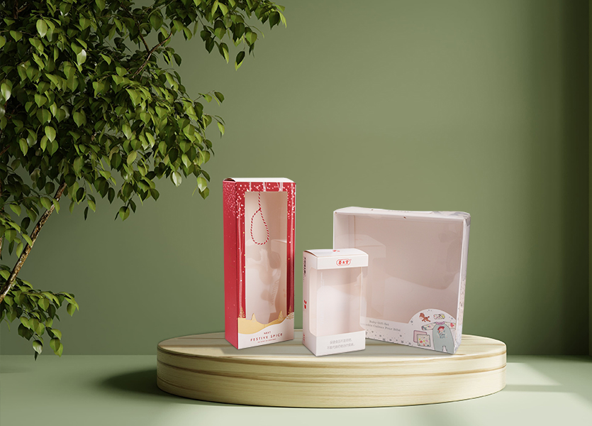 Customization Of Various PET Window Paper Boxes